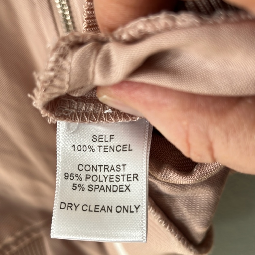 EUC Harlow & Graham lightweight women’s XS bomber jacket, dusty pink, li… - Picture 6 of 6